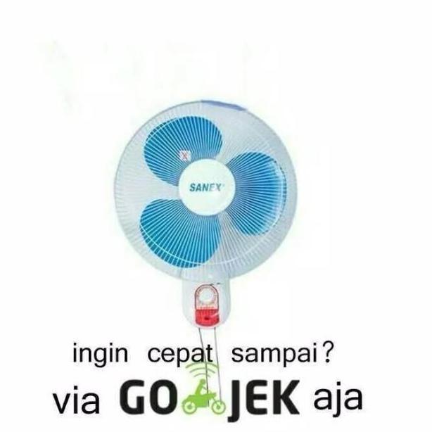 New- Kipas angin dinding Sanex 16 inch kipas gantung tembok wall