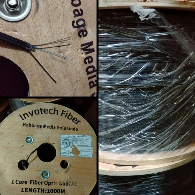 NEW dropcore 1 core 2 core 3 seling INVOTECH kabel fiber optik