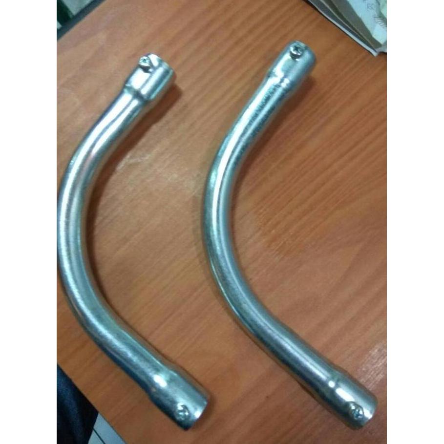 ELBOW PIPA CONDUIT 20 MM ( SOK BENGKOK L POLOS ) GALVANIS