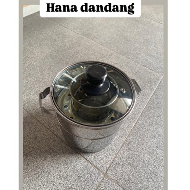 Bisa Cod Dandang Bakso Super Mini Stenlish Tebal  / Balita Cebol Ukuran 16Cm ||
