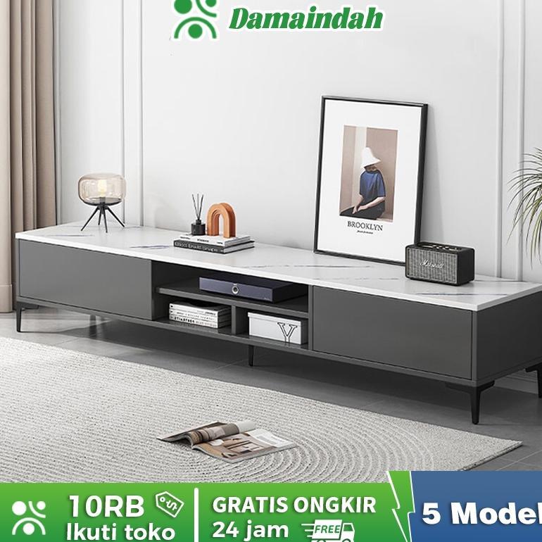 Damaindah Meja TV 160cm/Rak TV/Lemari TV/Meja TV Kayu/Meja TV Minimalis Modern