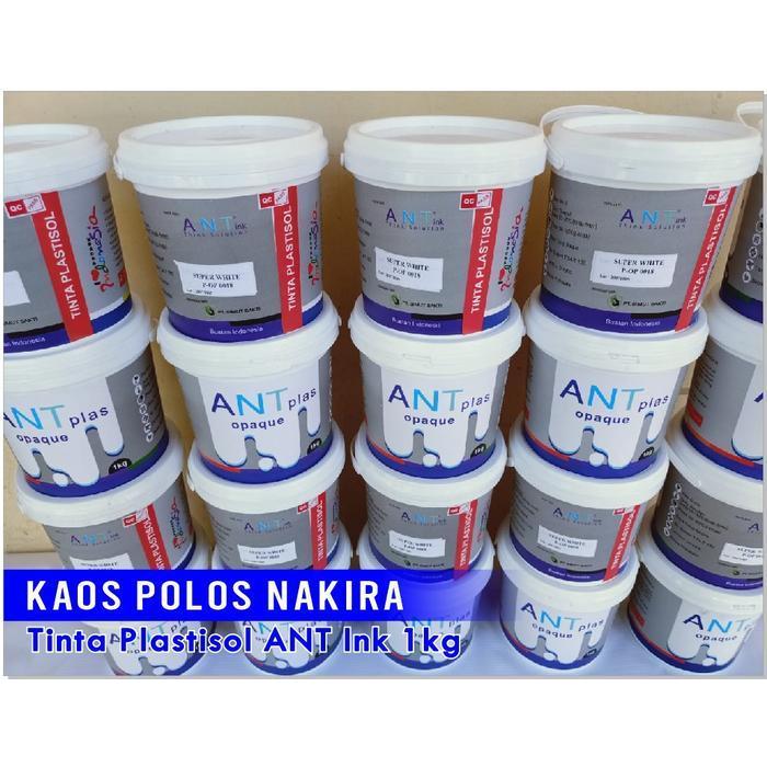 TERLARIS Tinta Plastisol ANT Ink / Cat Sablon Plastisol White 1 kg