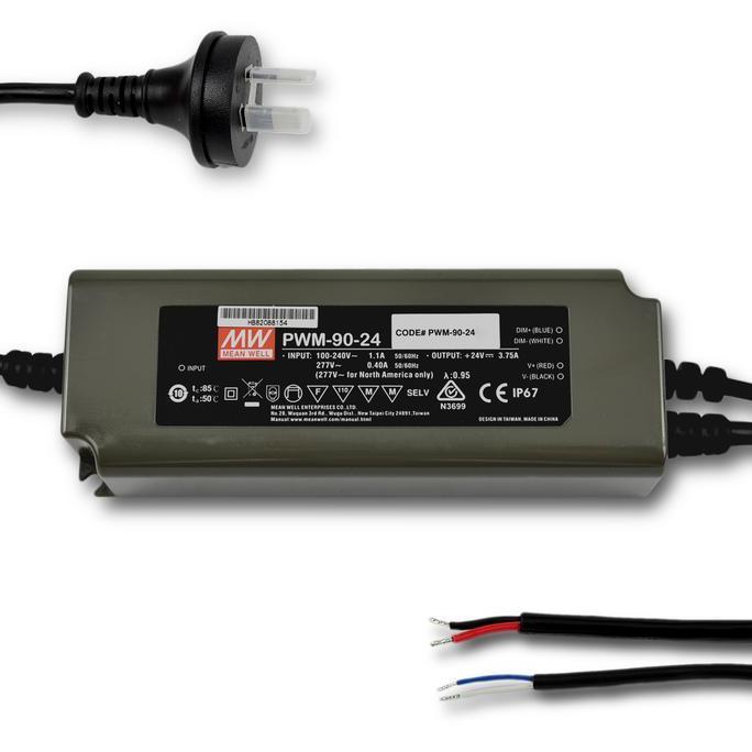 POWER SUPPLY MEAN WELL PWM-90 PWM-90-12 DIMMABLE MEANWELL LED DRIVER magn4 Ayo Beli