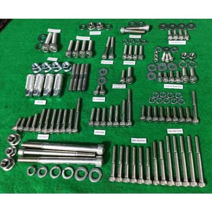 Baut Set Mesin Rx King Stainless Promo Premium