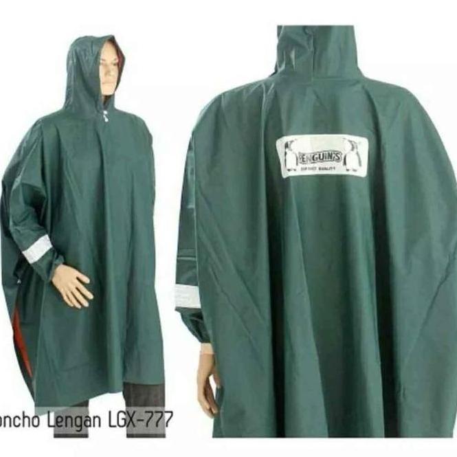 Jas Hujan Original 100% Penguin Ponco / Pinguin Mantel Kelelawar KOS