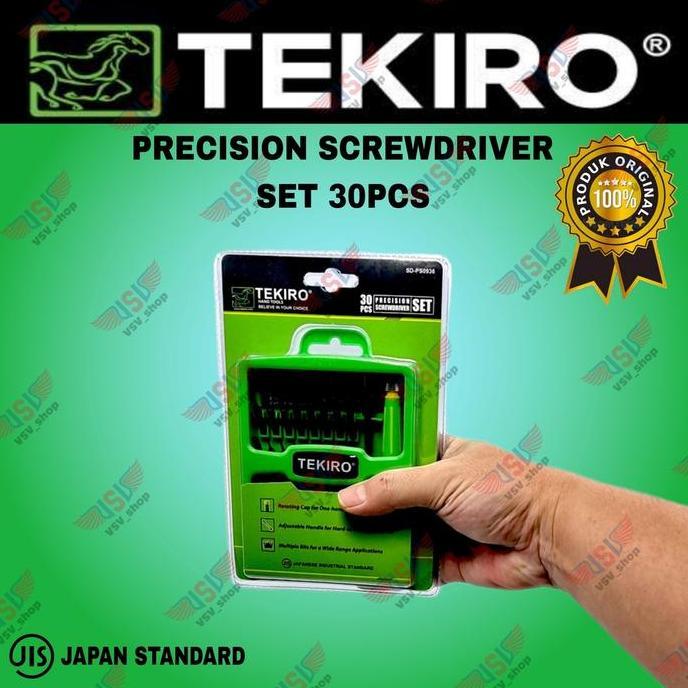 Tekiro Obeng Presisi Set 30Pcs Obeng Jam Hp Laptop Precision Screwdriver