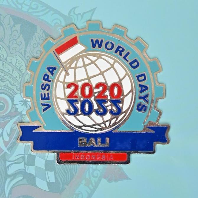 Promo OFFICIAL VWD - "EMBLEM BESI VWD" VESPA WORLD DAYS 2022 Diskon