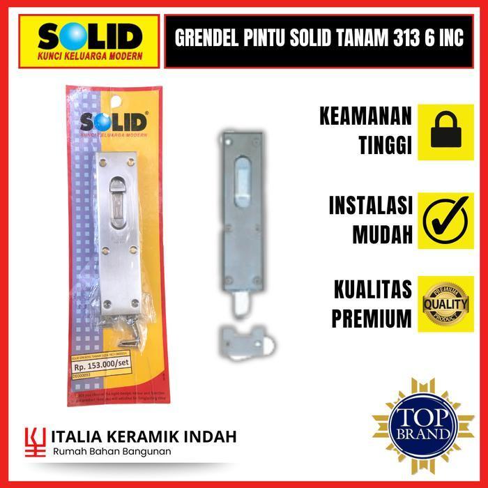 Grendel Pintu Solid Tanam 313 6 Inc Original Dan Terpercaya