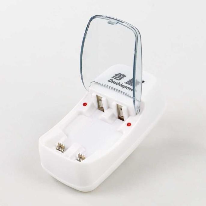 Charger cas dan Baterai 2 slot AA / AAA Doublepow