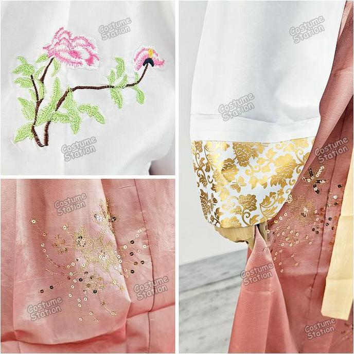 Kostum Hanbok / Costume Tradisional Negara Korea wanita cewe dewasa