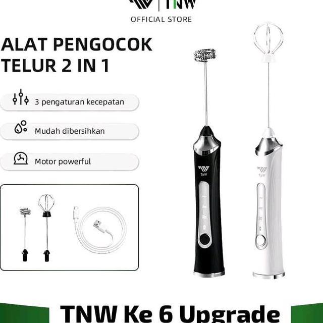 Tnw Whisk Milk Frother Pembusa Pembuih Susu Hand Mini Mixer Pengocok Telur