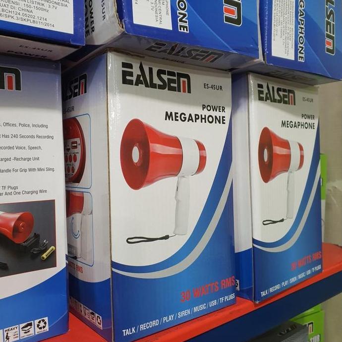 Megaphone Portable Usb Pengeras Suara Mic Speaker Megaphone Fungsi Rekaman Megaphone Rechargeable