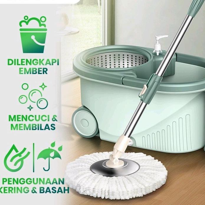 PROMO MURAH scm003 ALAT tongkat  PEL LANTAI BONBOX BCT704/ SAMONO SCM003  / SCM012 1SET Fiber dengan