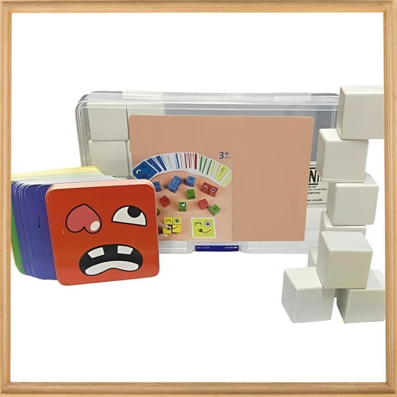 Mainan Dadu Ekspresi Interaktif Multipemain Tebak Ekspresi Wajah Dadu Tebak Bersama Teman - RO30-031