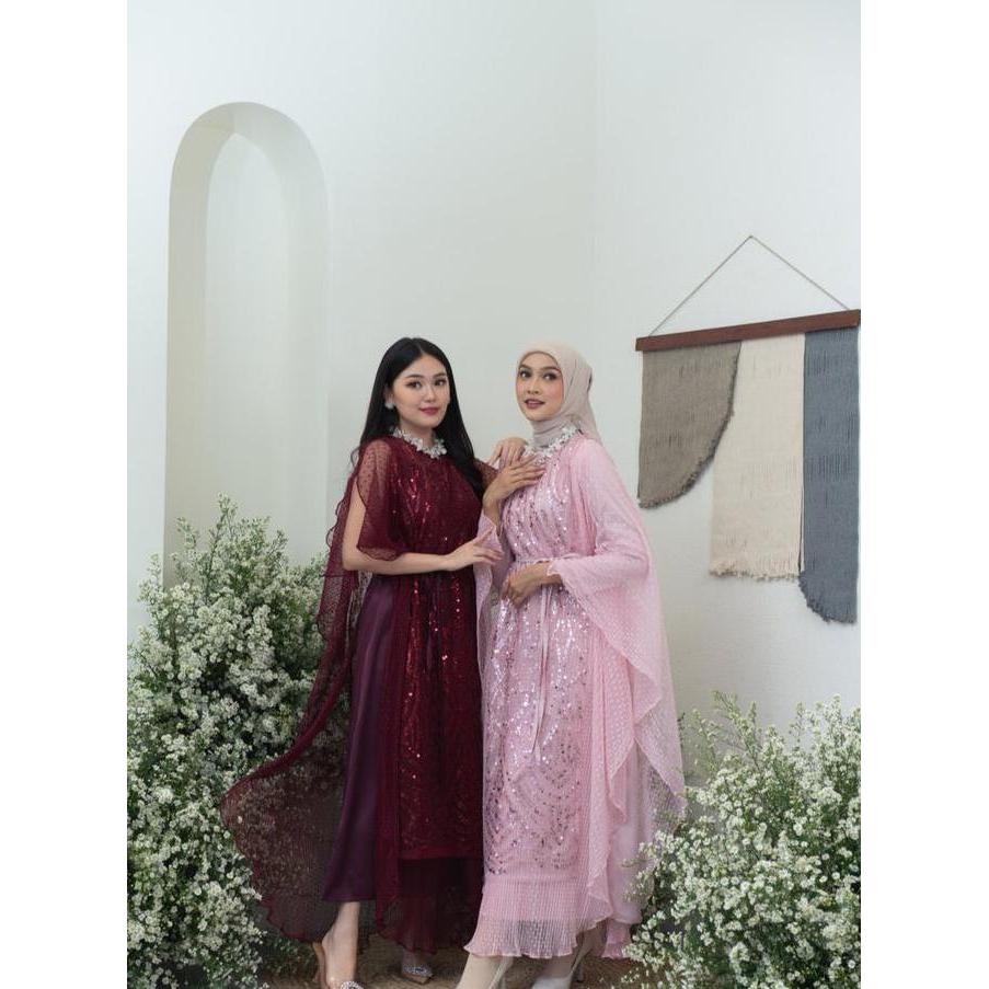 Miss Nomi - Ayyara Dress / Dress Pesta / Baju muslim / Dress Kondangan Wanita Gamis Dewasa Mewah Rem