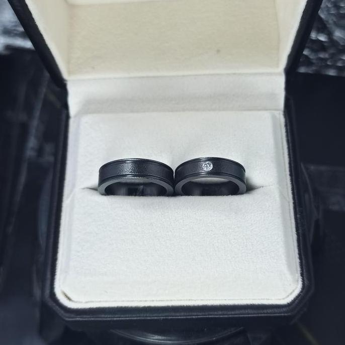 Cincin kawin zirconium mix berlian