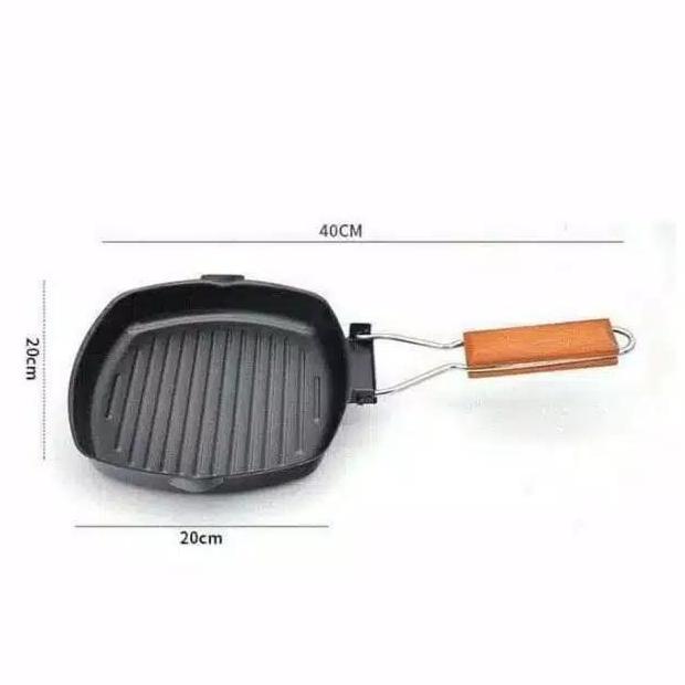 Spesial Square Grill Pan 20 Cm / Pan Grill Kotak