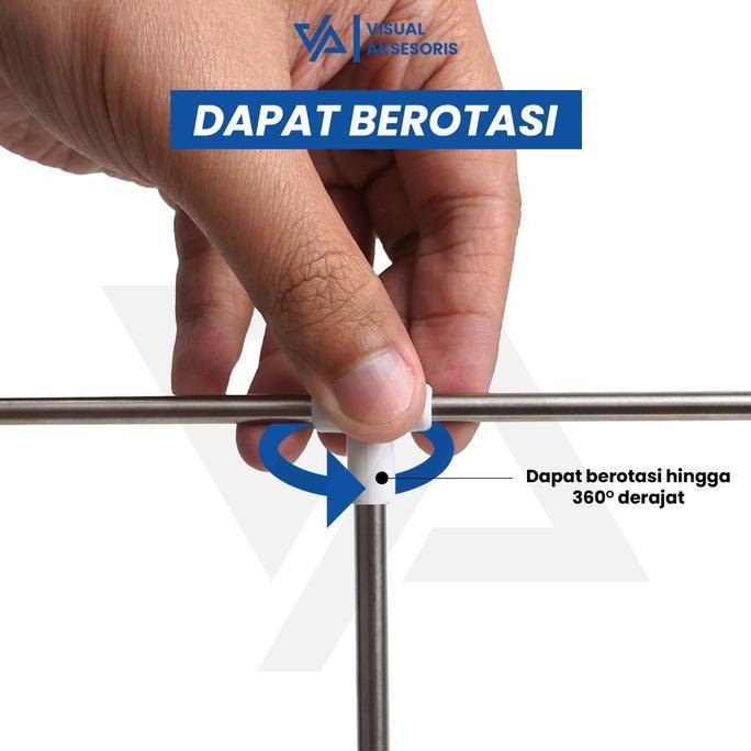 Diskon Display Stand Banner T | Standing Banner Meja | Stand Poster Jepit