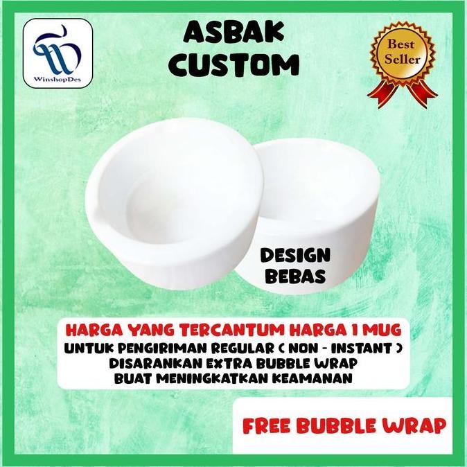 ASBAK CUSTOM / ASBAK CUSTOM NAMA / ASBAK MURAH