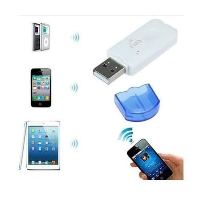 New- USB Bluetooth Audio Receiver Wireless with Mic Reciver Mobil