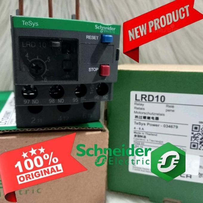 Overload Kontaktor Schneider Lrd 10 4-6A/Thermal Overload Schneider Lrd10 Tesys Power Terbaru