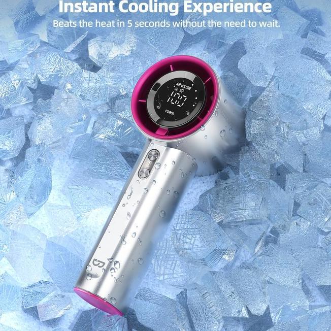 Goojodoq Gfs001Case Hhspeed Portable Handheld Fan 4Mah Mini Kipas Strong Wind 100 Gear Wind Speed Ki