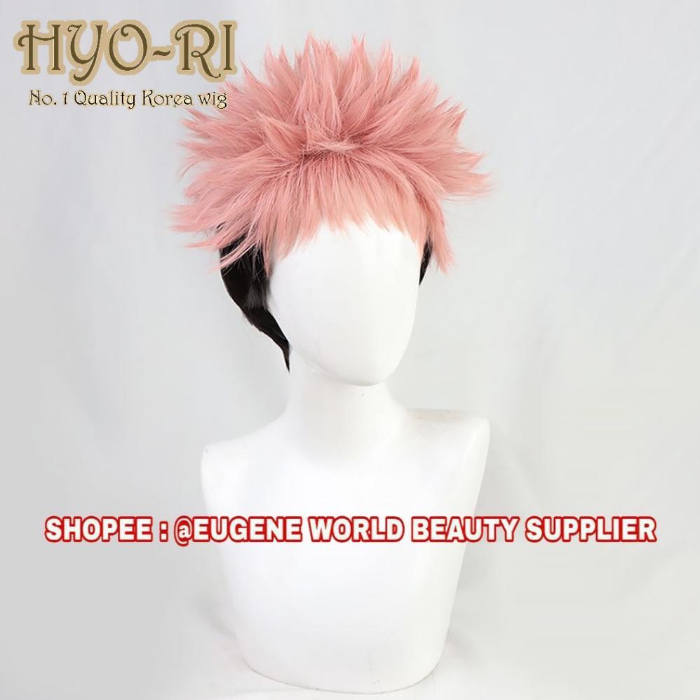 READY STOCK WIG ITADORI YUJI WIG ITADORI YUUJI WIG YUUJI ITADORI WIG YUJI ITADORI WIG ANIME COSPLAY 