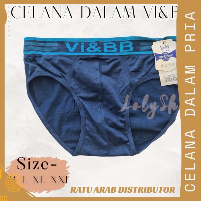 6 PCS - CELANA DALAM PRIA SEGITIGA / CD PRIA PAKAIAN DALAM UNDERWEAR MEN VI BB TERBAIK