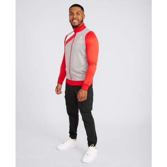 Liverpool Fc Adults 1986 Crown Paints Track Jacket Men - Official Lfc Jaket Original Pria