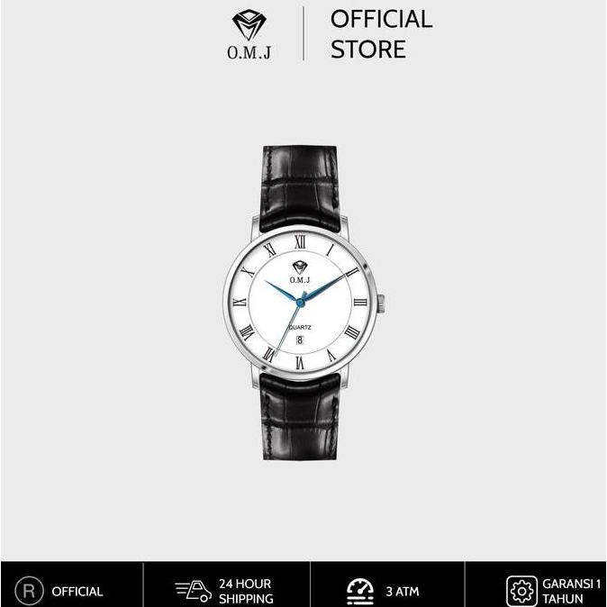 OMJ Watch F073 Jam Tangan Wanita Orinal Terbaru 3ATM Anti Air Fashion Simple Santai Elegant Luxury Q