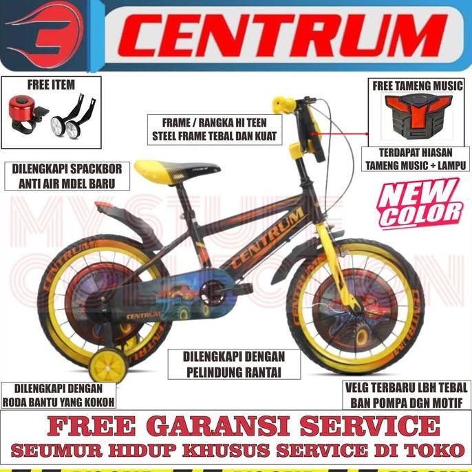 sendikoseller - BMX Centrum Pacific 18 Inch Usia 7-9 Tahun Free Music