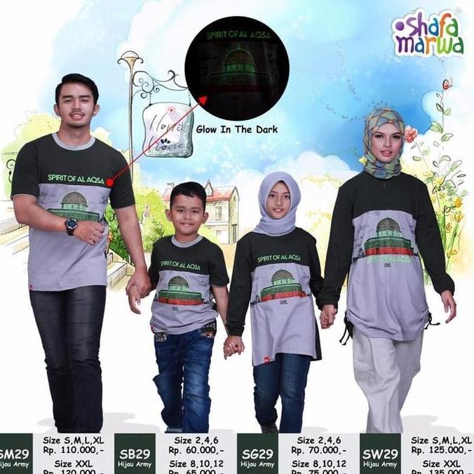 Kaos Sarimbit Keluarga Shafa Marwa