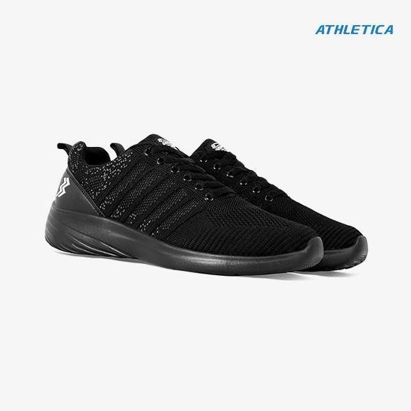 BEST SELLER GEOFF MAX - AT-693 ALL BLACK | SEPATU OLAHRAGA HITAM PRIA WANITA SPORT SHOES SNEAKERS CA