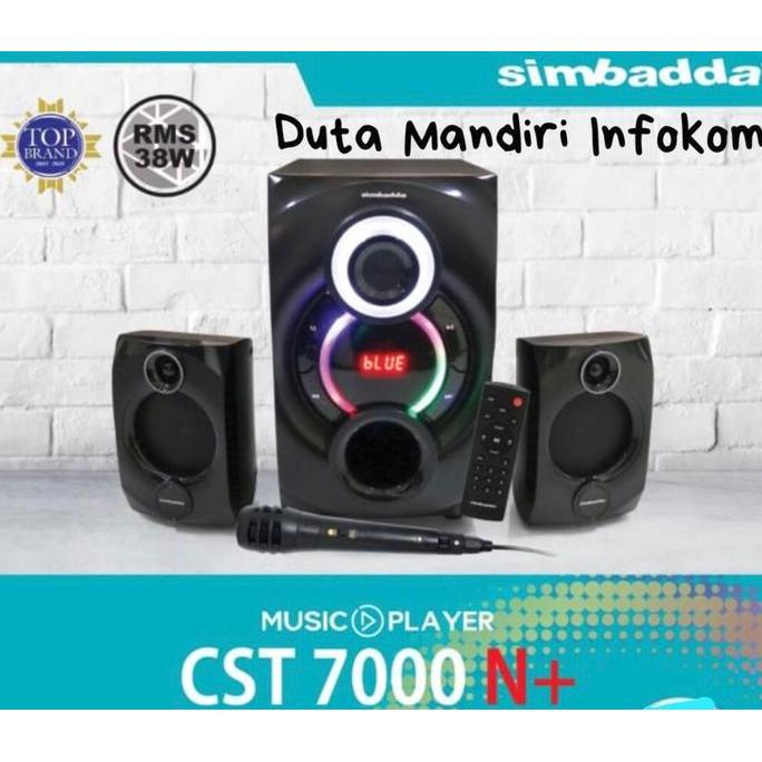 Terlaris Simbadda Speaker Cst 7000 N+ Music Player - Cst 7000N+ With Remote