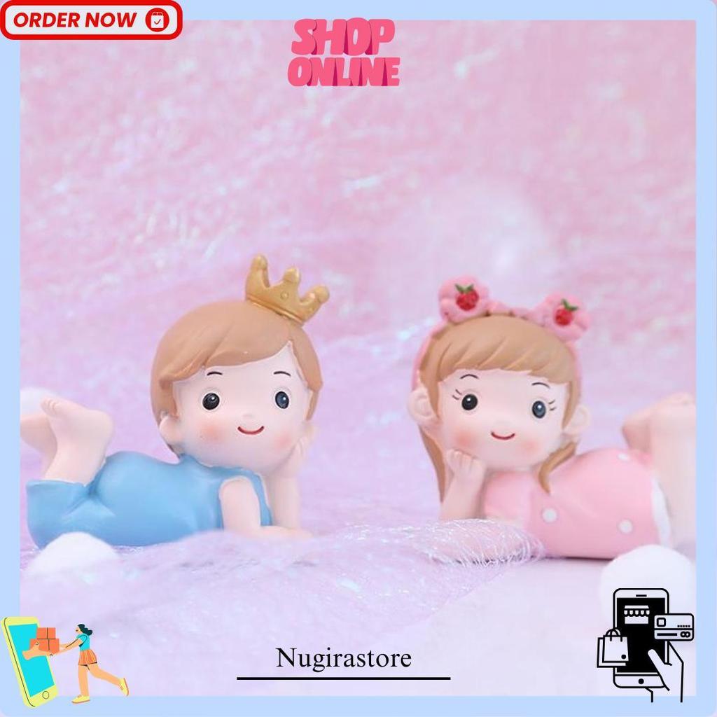 Dekorasi Pajangan Hiasan Kue Bayi / Cake Topper Newborn Baby Manyue 1 Bulan Allen Aile Original Prod