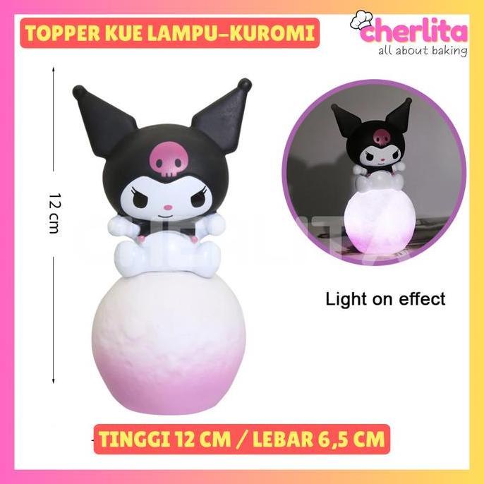 Miliki Topper Kue Karakter Kuromi Cinnamoroll Kartun Anak Hiasan Cake Ultah
