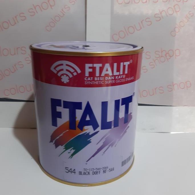 CAT FTALIT KAYU BESI BLACK DOFF/HITAM DOFF 544 -1KG