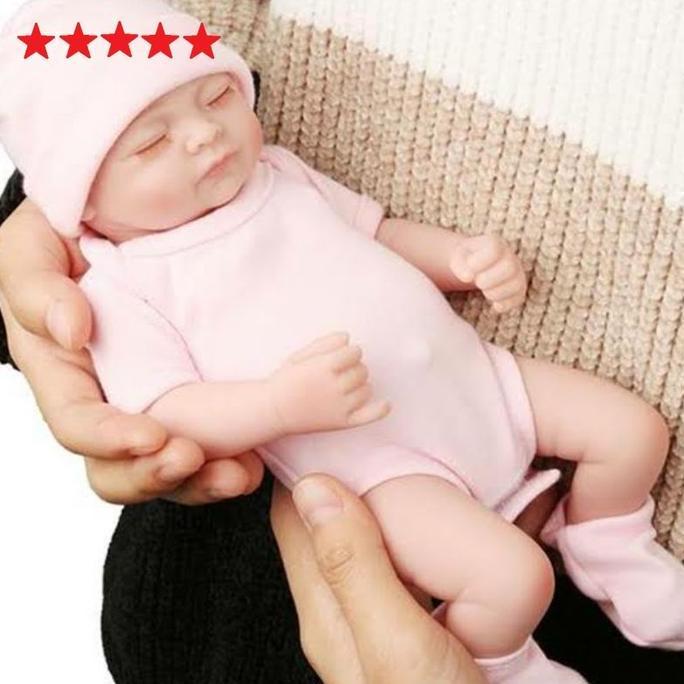 Berkualitas 50cm Boneka Bayi Silicone Vynil Bayi Mirip Asli Lucu Boneka Unik Doll Mainan PRAKTEK KED