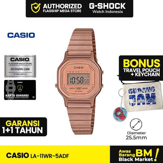 Jam Tangan Wanita Casio LA-11WR-5ADF LA-11WR-5A LA-11WR LA11WR LA 11WR Woman Watches