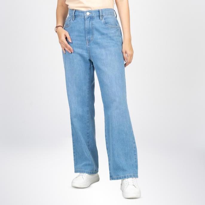 C2 Trizia Blue Straht Cut Jeans Wanita