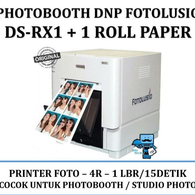 Sale Dnp Photobooth Printer Fotolusio Ds-Rx1+Free 1 Roll Paper