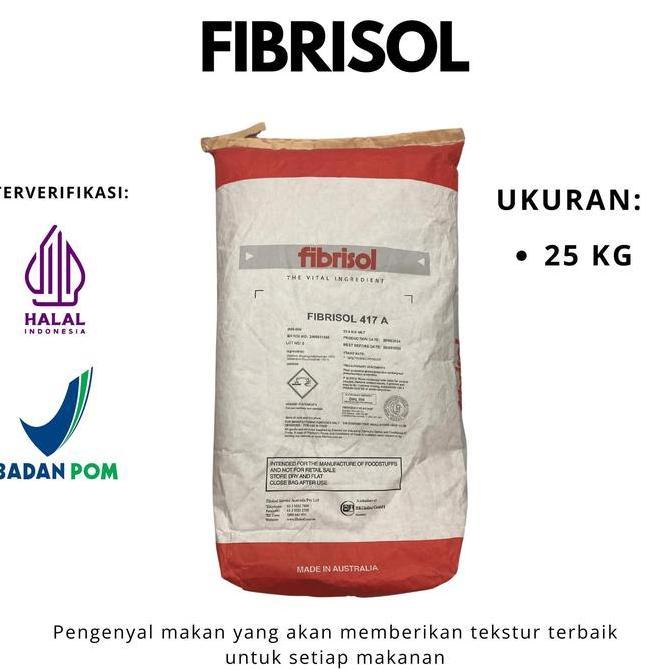 Fibrisol 417A Pengeyal Bakso Food Grade Australia 25 Kg Promo Premium