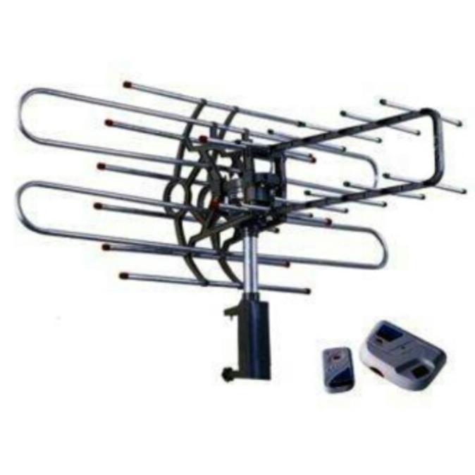 ANTENA TV LUAR plus booster dan remote