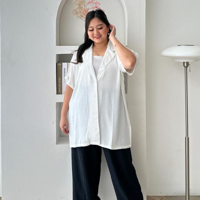 Baebasica - Kimmi Blazer Jumbo Pendek | Blazer LD 140| Blazer Jumbo Anti Kusut |Blazer Formal BSize