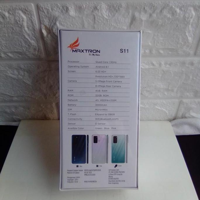 New- Terlaris Maxtron S11 Galaxy Ram 4Gb ROM 32Gb Garansi RESMI paling laku