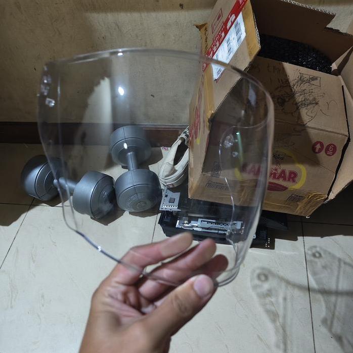 Visor Kyt Kyoto Clear Kaca Helm Bening Original Ori Second Bekas Garansi