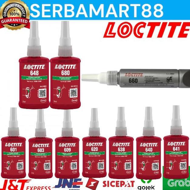 Promo LEM LOCTITE 50ML 601 603 609 620 638 640 641 648 660 680 50 ML Diskon