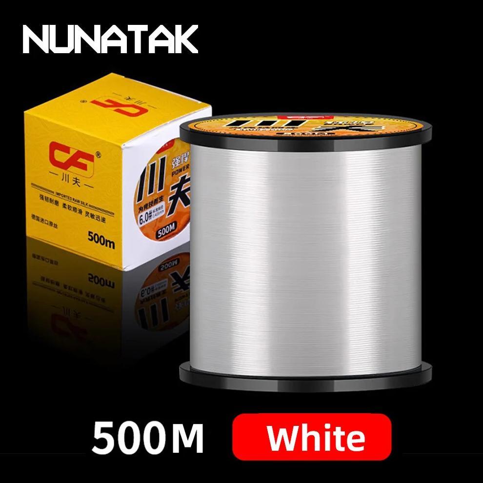 NUNATAK NEW Nylon Fishing Line FULL 500M Smooth Nylon line Super Soft Very Strong HOT Carp Line Camo