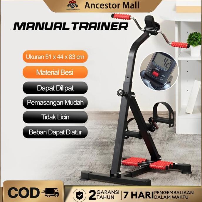 Promo Sepeda Statis-Olahraga Gym Ancestor Fitness Terapi Kaki dan Tangan Penderita Stroke Peralatan 