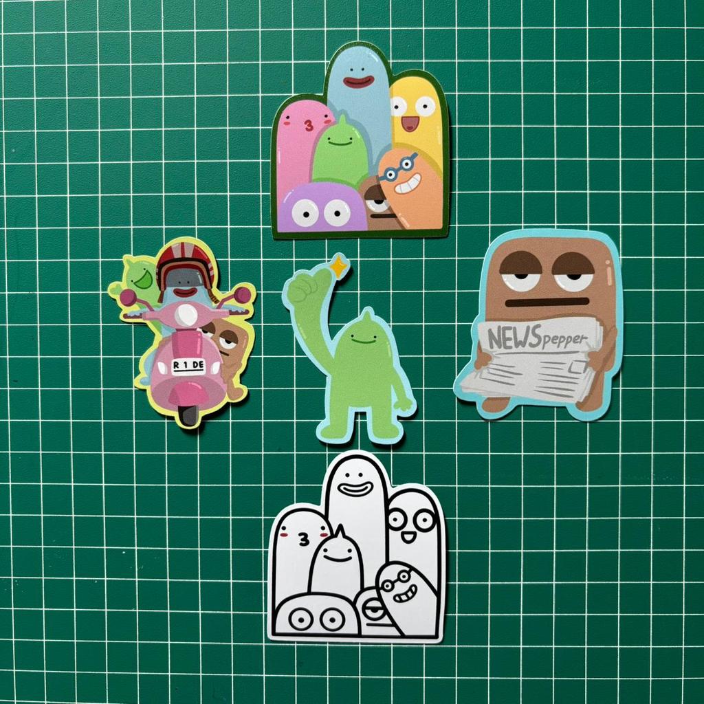 Penchill Original - Monster Vinyl Stiker (waterproof) for HP/iPad-Tab/Notebook/Bottle Tumbler/etc. (